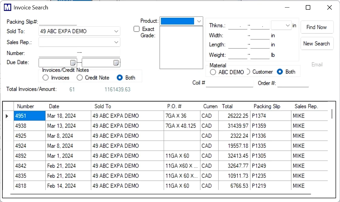 Financial Management Interface
